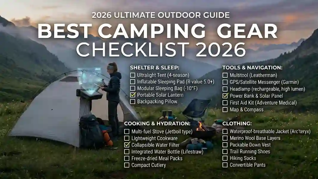 Best Camping Gear Checklist
